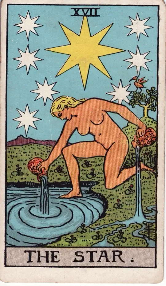 The Star tarot card from Astraia’s deck